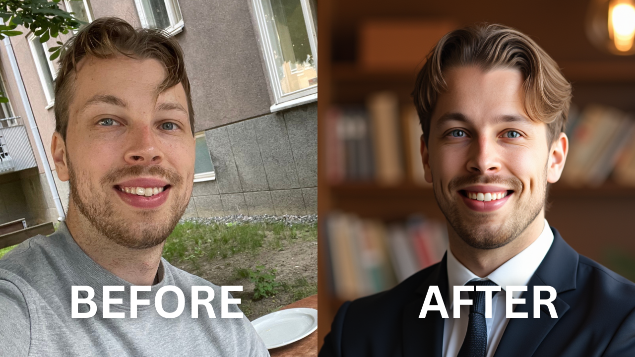 AI SuitUp before-after results