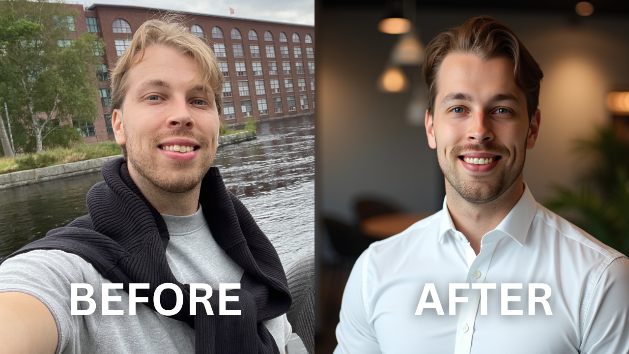 AI SuitUp before-after results
