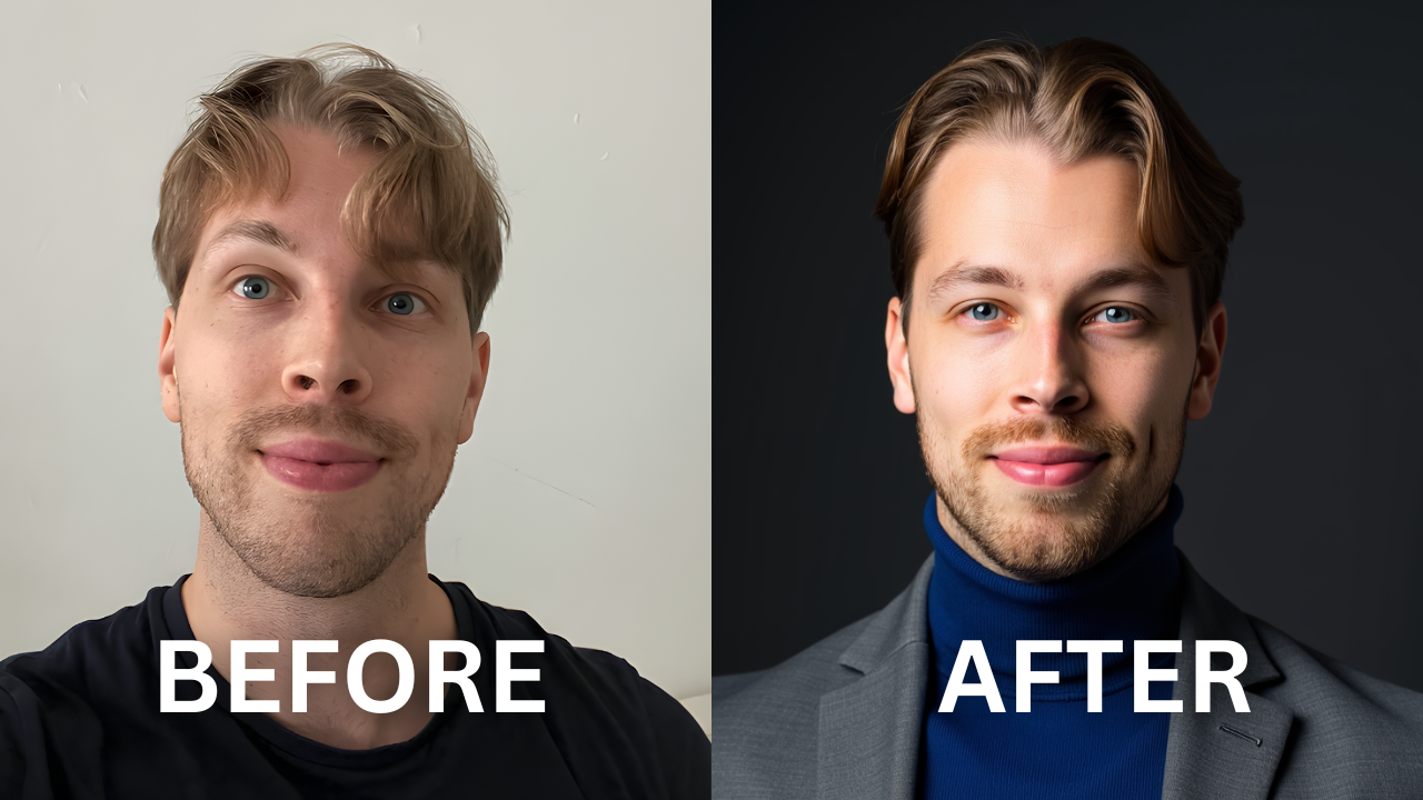 AI SuitUp before-after results
