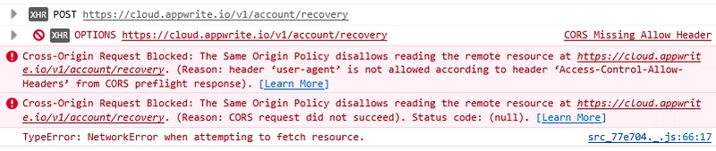 Debugging Appwrite CORS Errors!