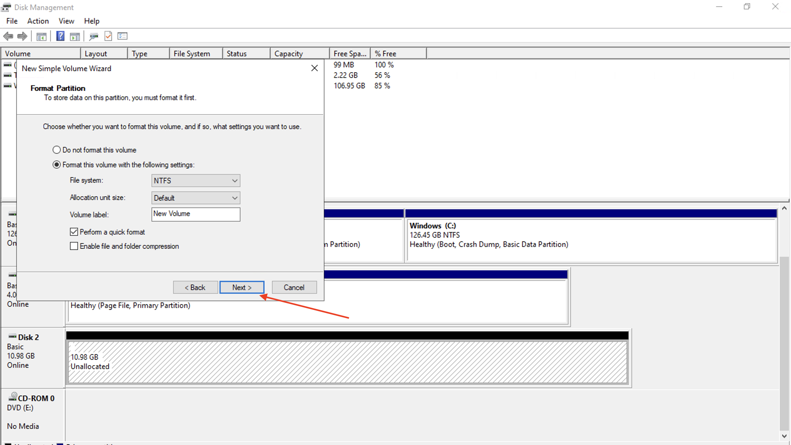 Formatting