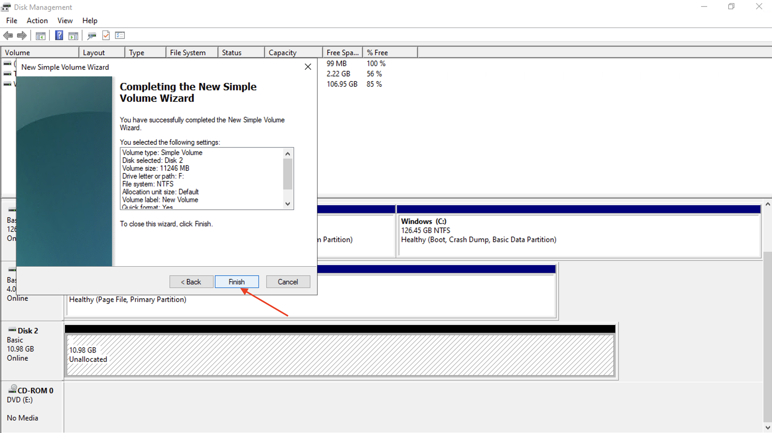 Formatted data disk