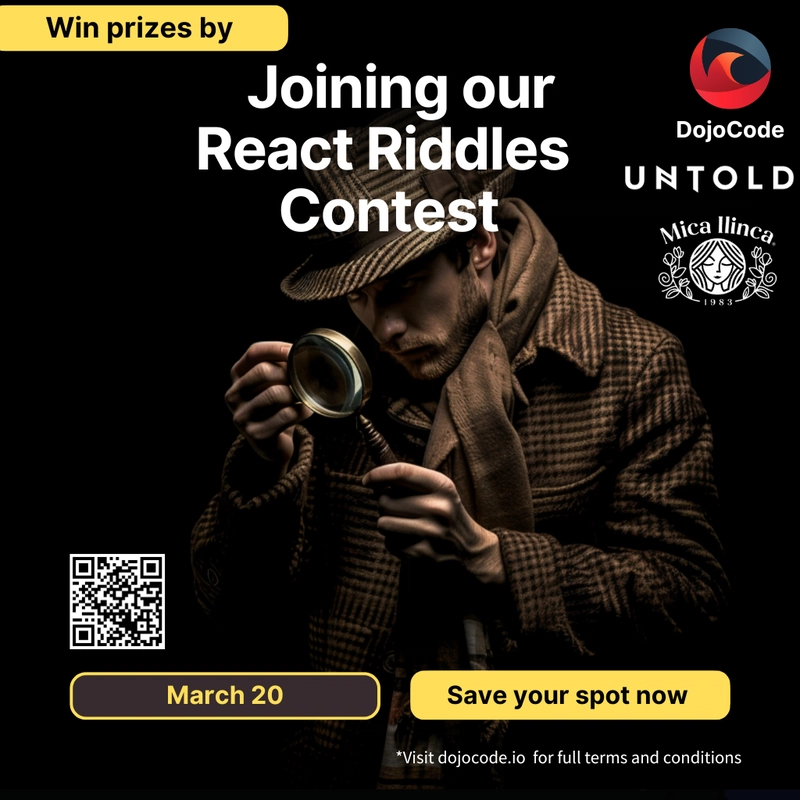 Join our React Riddles Online Coding Contest