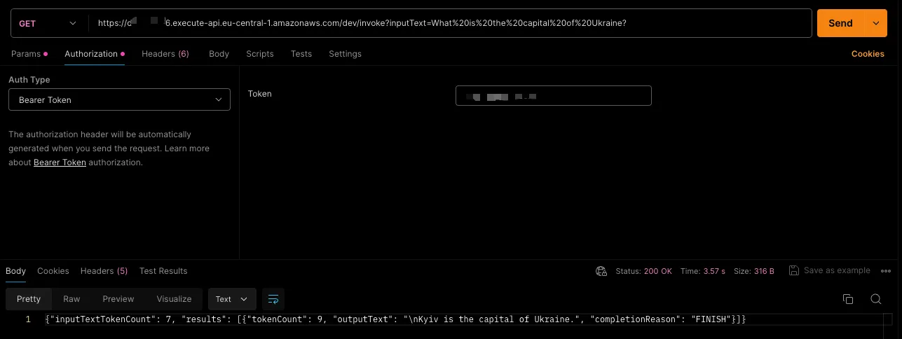 test from Postman