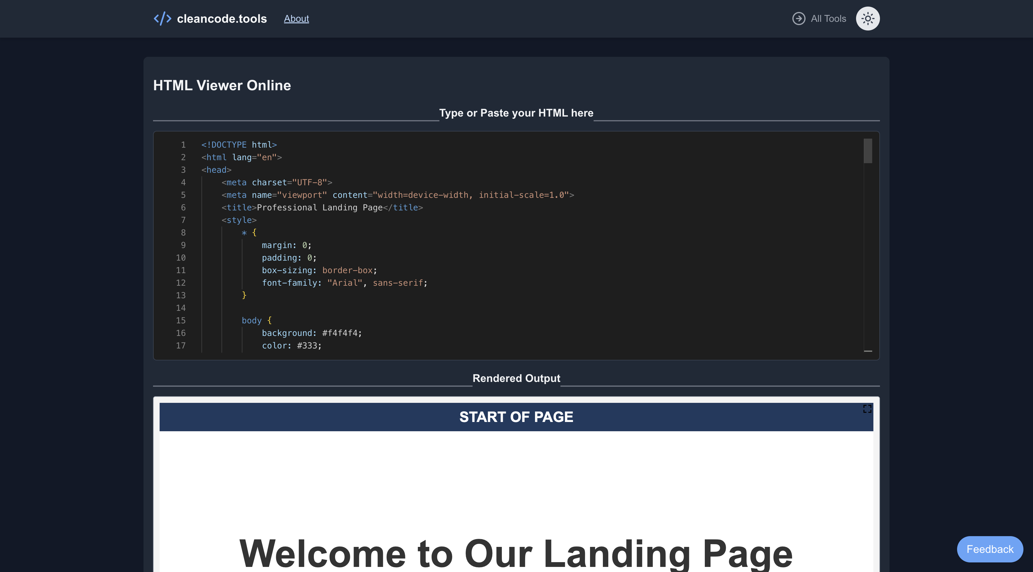 HTML Previewer