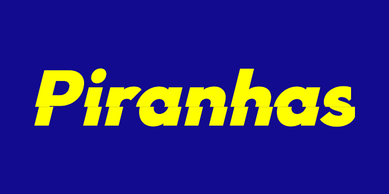 Piranhas Logo: Offsetting The Clipped Area — © Piranhas