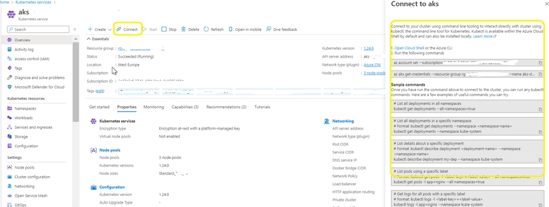 How To Connect Azure Kubernetes Cluster Using Kubectl
