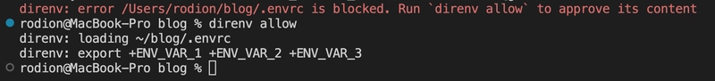 Streamlining Environment Variables with direnv: A Developer's Guide