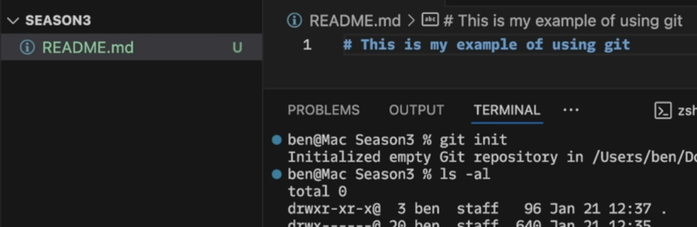 Adding a new file to our repository