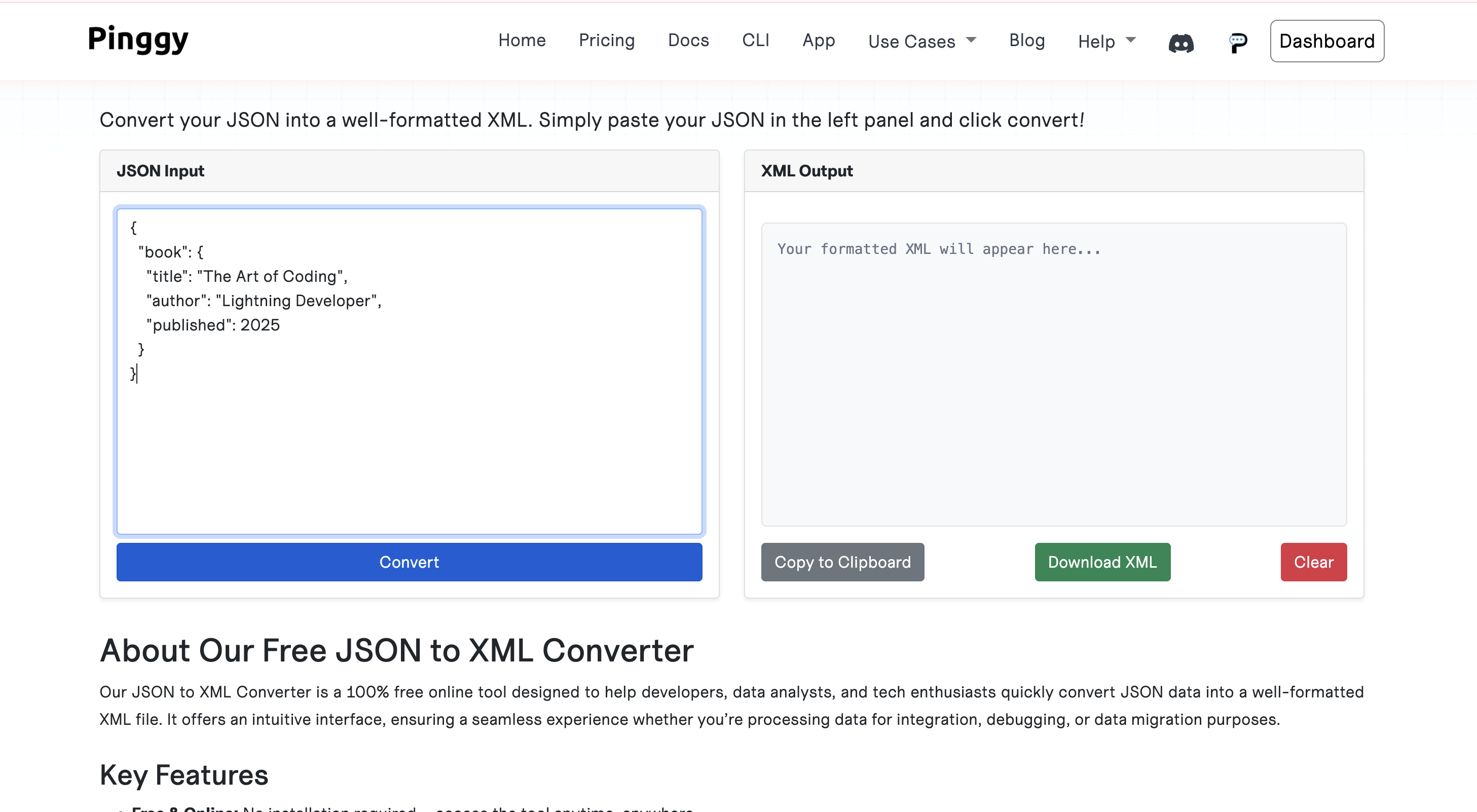 Paste the json file