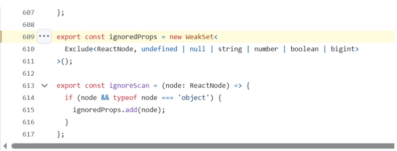 WeakSet() in react-scan source code.