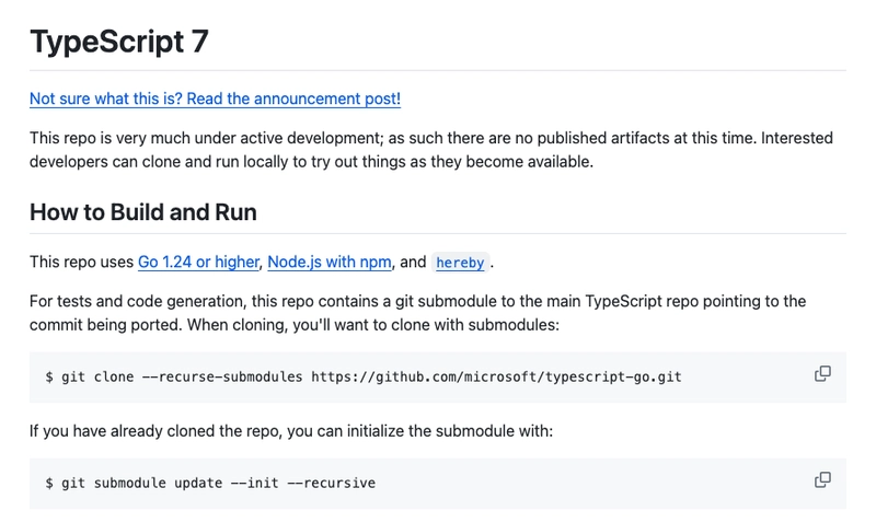 TypeScript 7: 10x Speedup and the Go Language 🚨