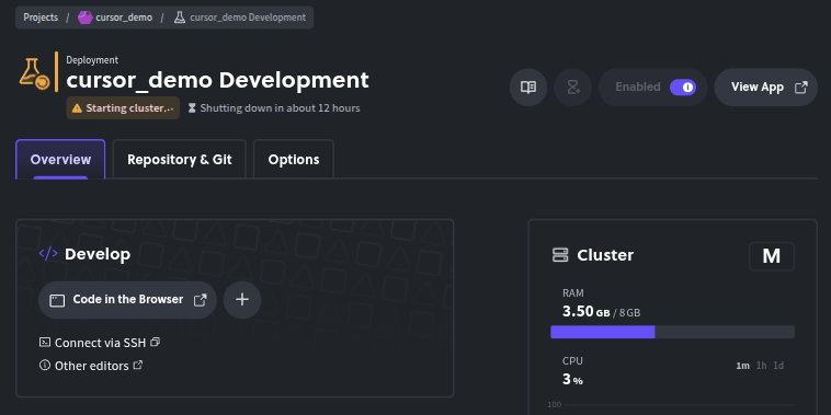 deployment launched