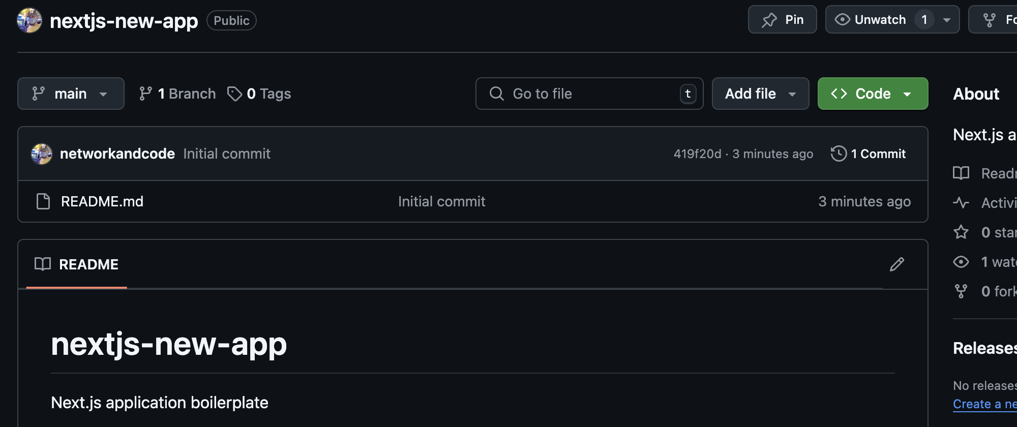 New repo