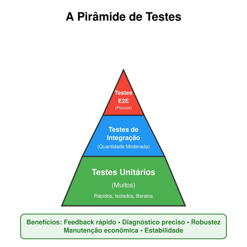 Maratona de Testes Automatizados — Step 0: Fundamentos, Importância e a Pirâmide de Testes