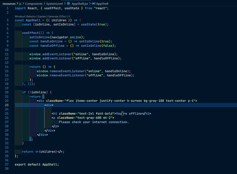 How to Detect Offline/Online Status in ReactJS