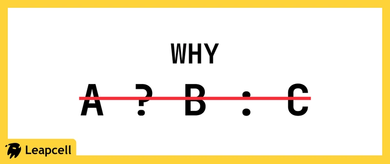 Why Modern Languages Are Ditching the Ternary Operator