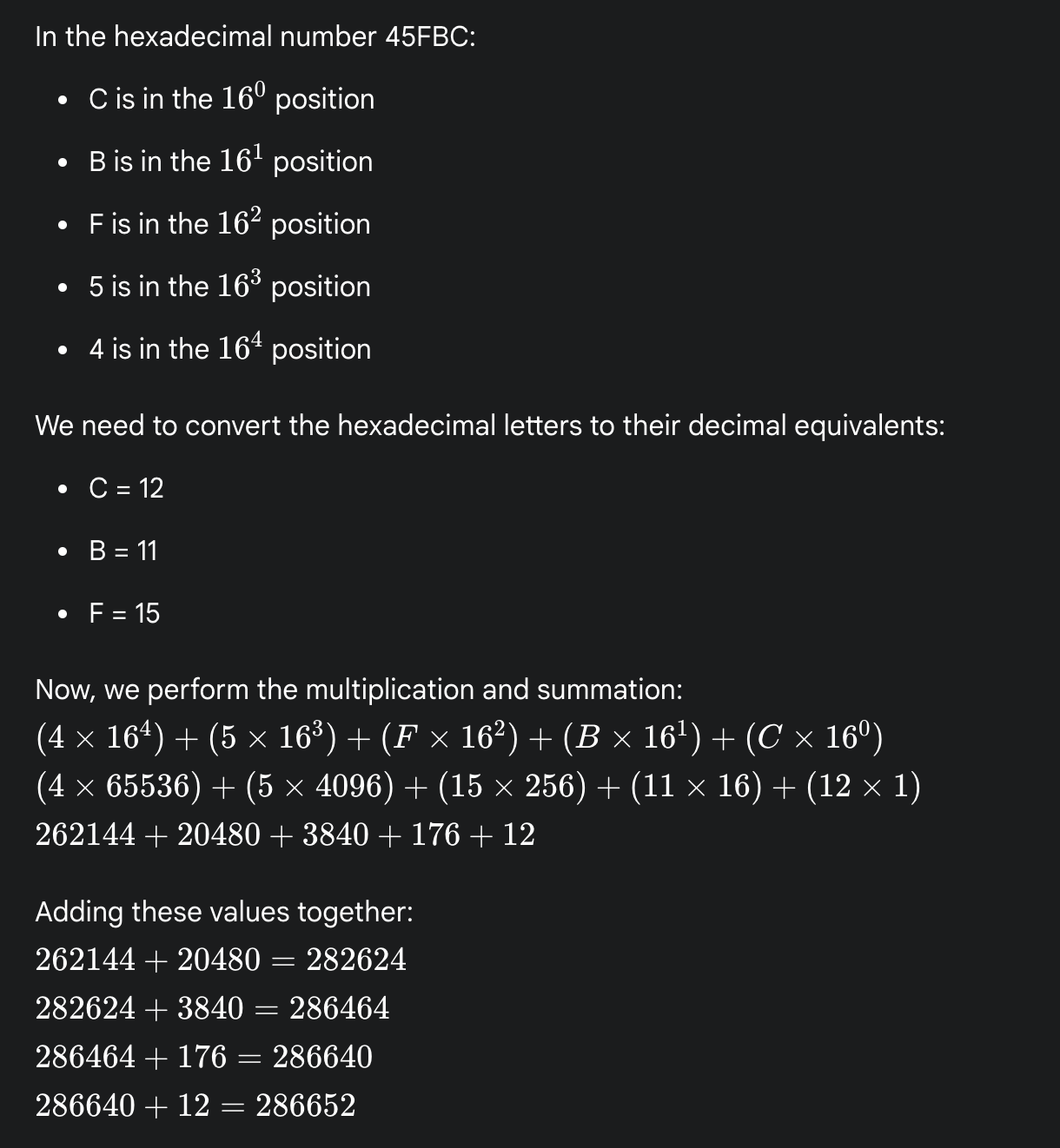 hexadecimal