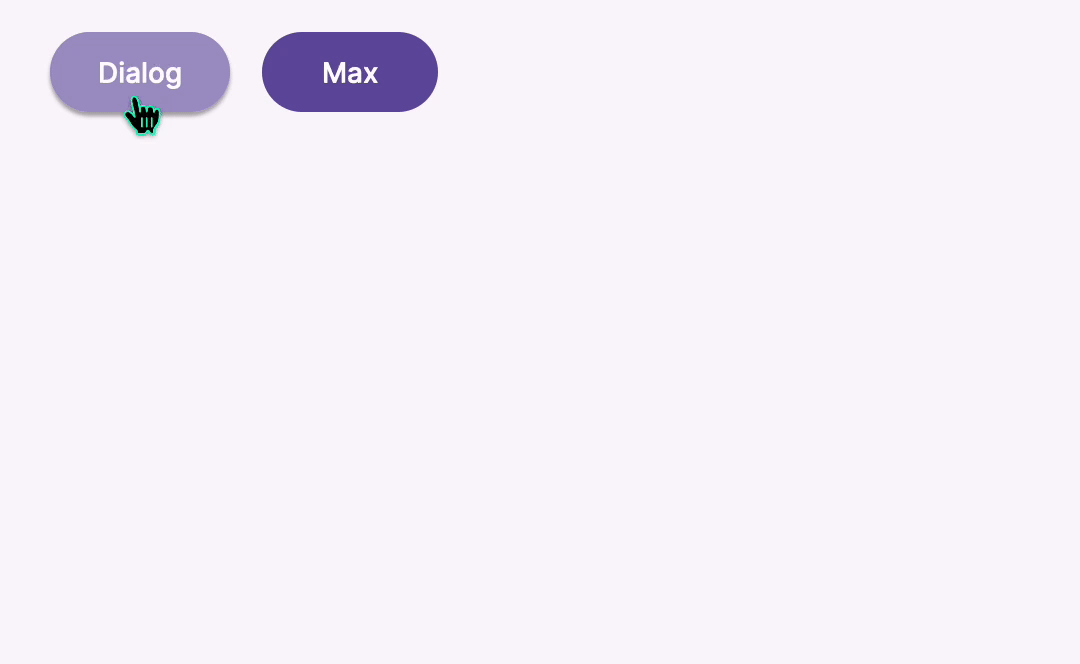 Display a modal when a button is clicked and close the modal when the confirm or cancel button is clicked