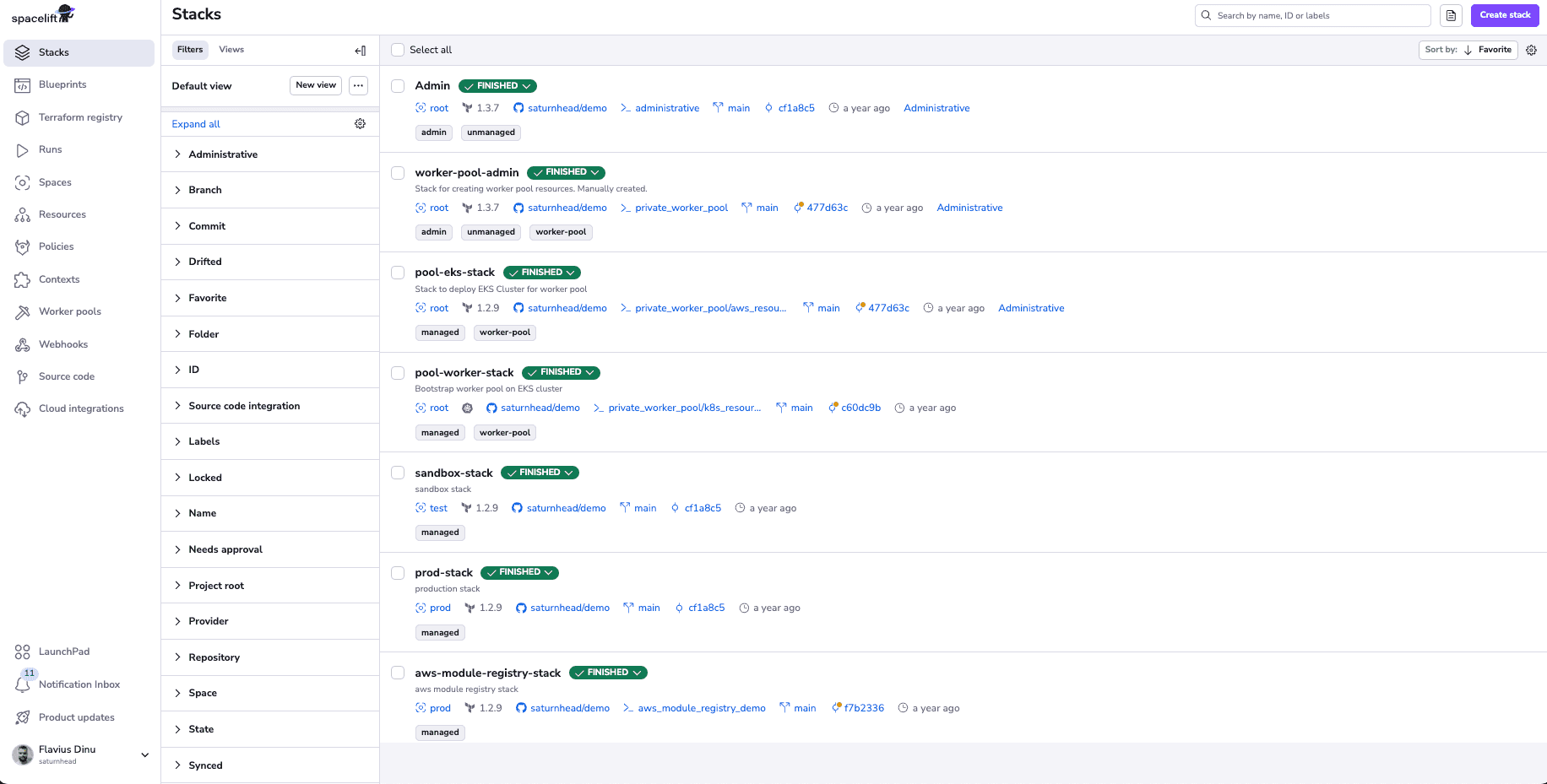 github action checkout spacelift