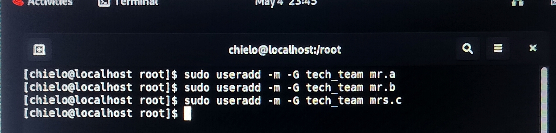 useradd
