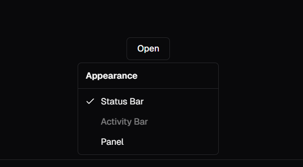 Actions and Options