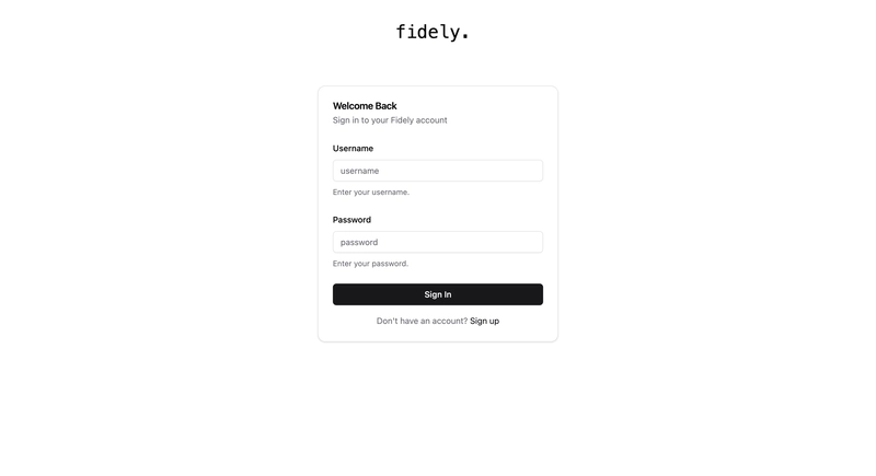 #3 Fidely Project Update: a better UI 💪