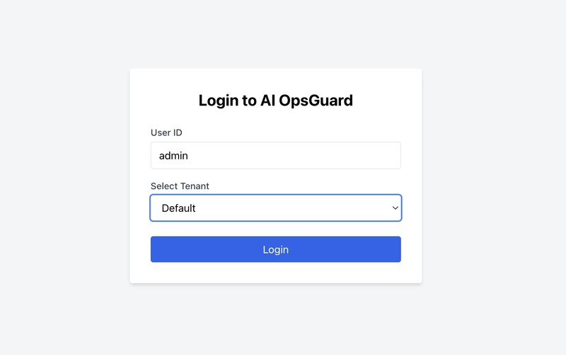 OpsGaurd - A Smart Access AI-Driven Tenant-Safe.