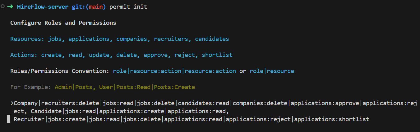 configure roles and permissions