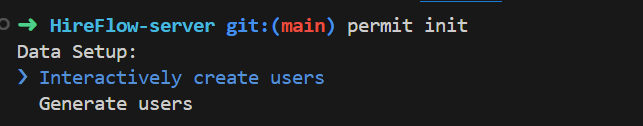 Data setup