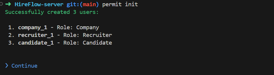 Assigning users to roles