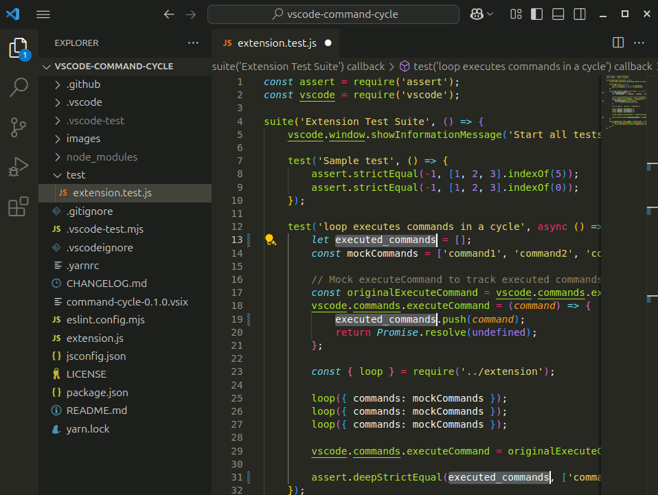 vscode-command-cycle example