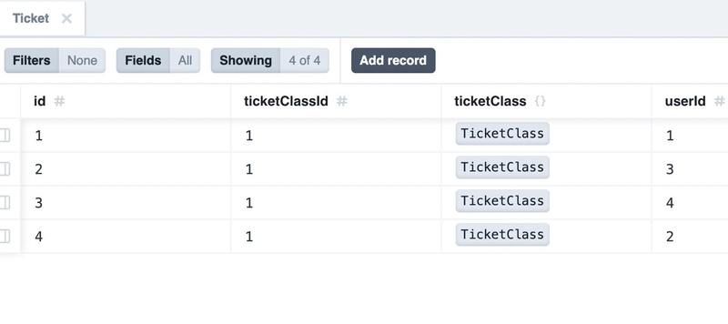Use Prisma and PostgresDB in a prevent ticket oversold example