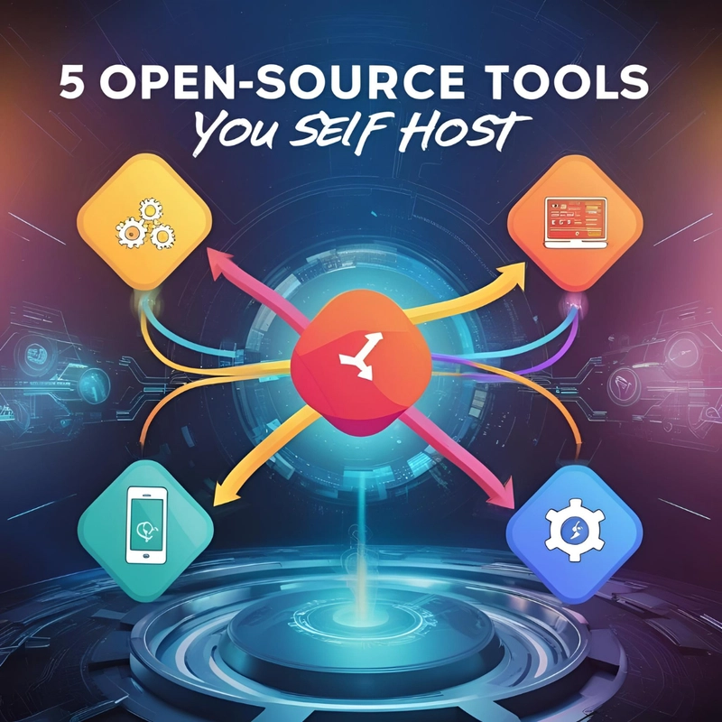 🚀 5 Open-Source Tools You Can Self-Host to Supercharge Your Workflow! 💡