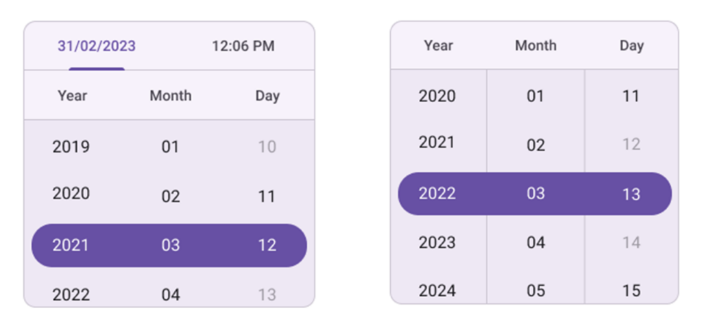 New features added in .NET MAUI Date Time Picker and Date Picker controls
