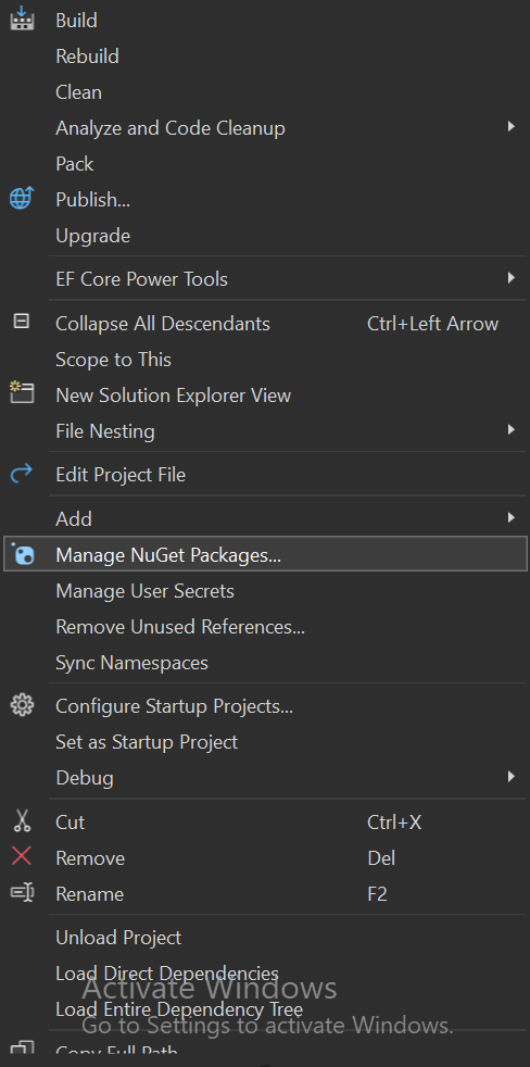 Solution Explorer Options