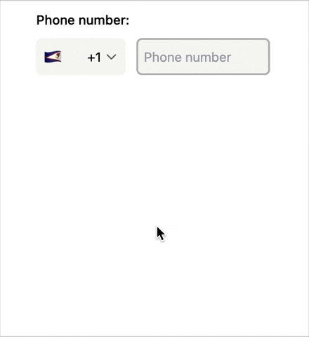 Let's create international phone number input with React, Tailwind CSS and Headless UI