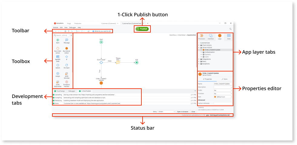 OutSystems: A Pre-Built Enterprise Development Suite