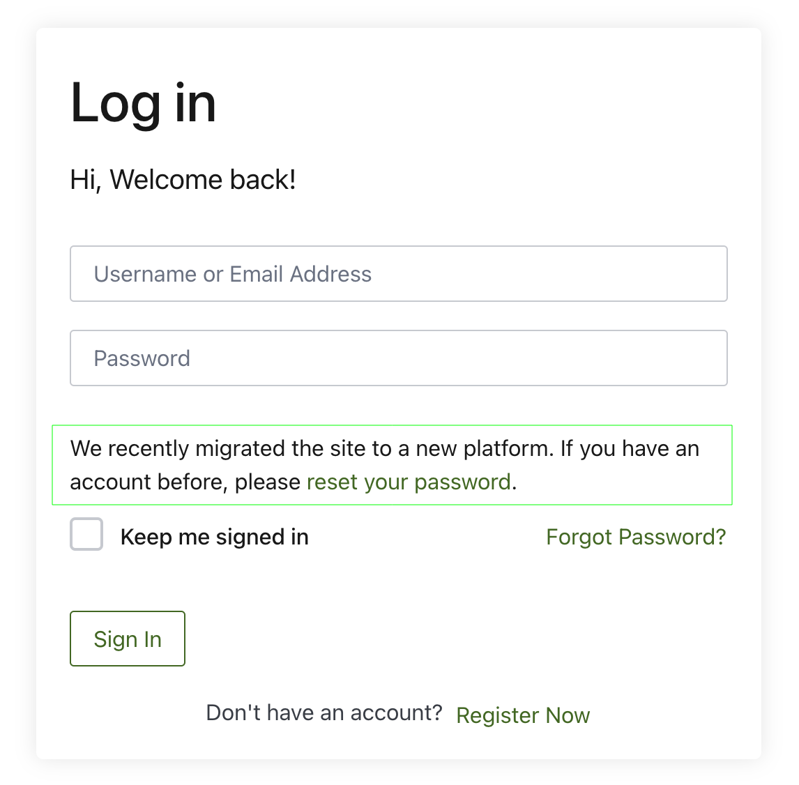 Tutor LMS login form