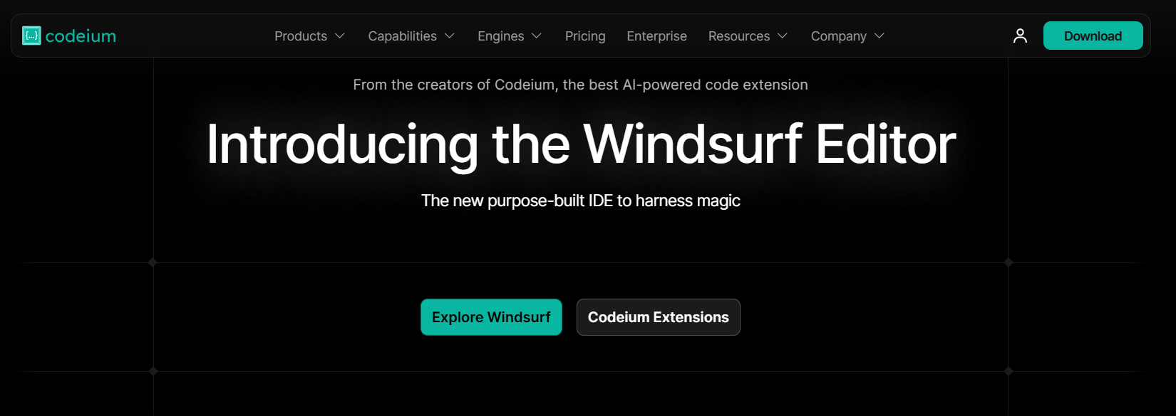 Windsurf homepage