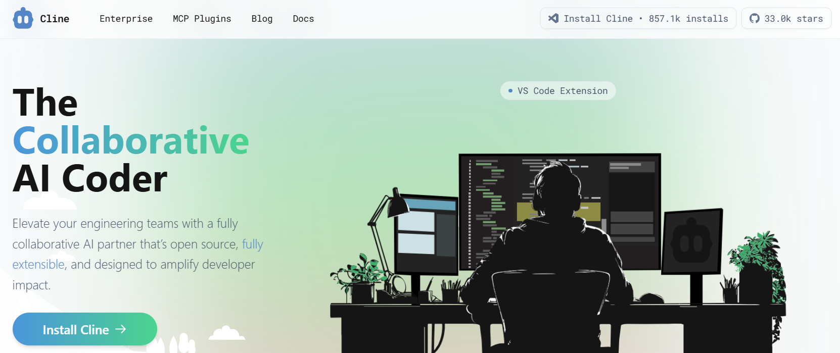 Cline homepage