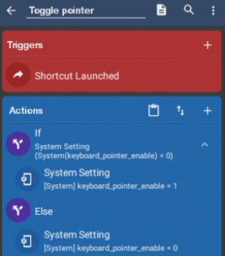 MacroDroid fully set up