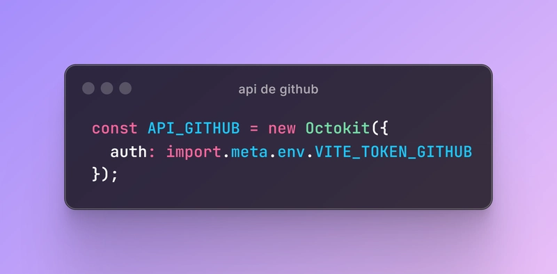 Consume la api de GitHub
