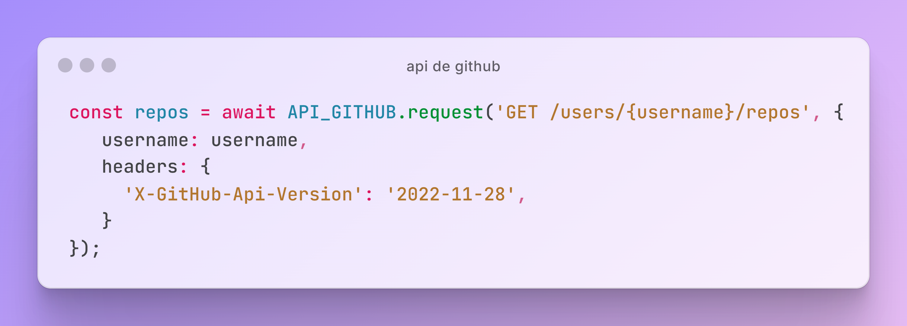 Fetch repositorios