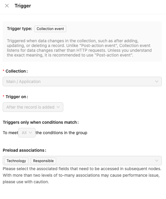 Configuring Workflow in NocoBase