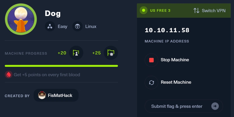 Dog Hack the Box Writeup