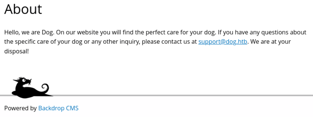 Dog Hack the box