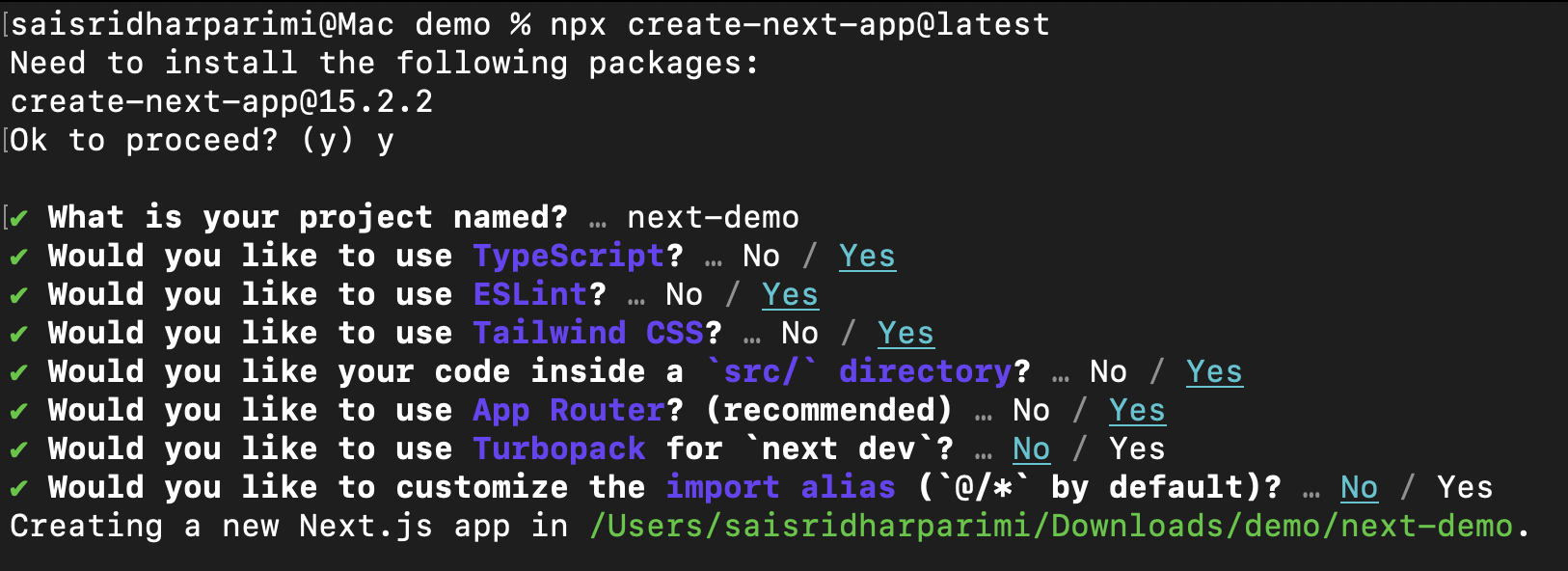 create-next-app