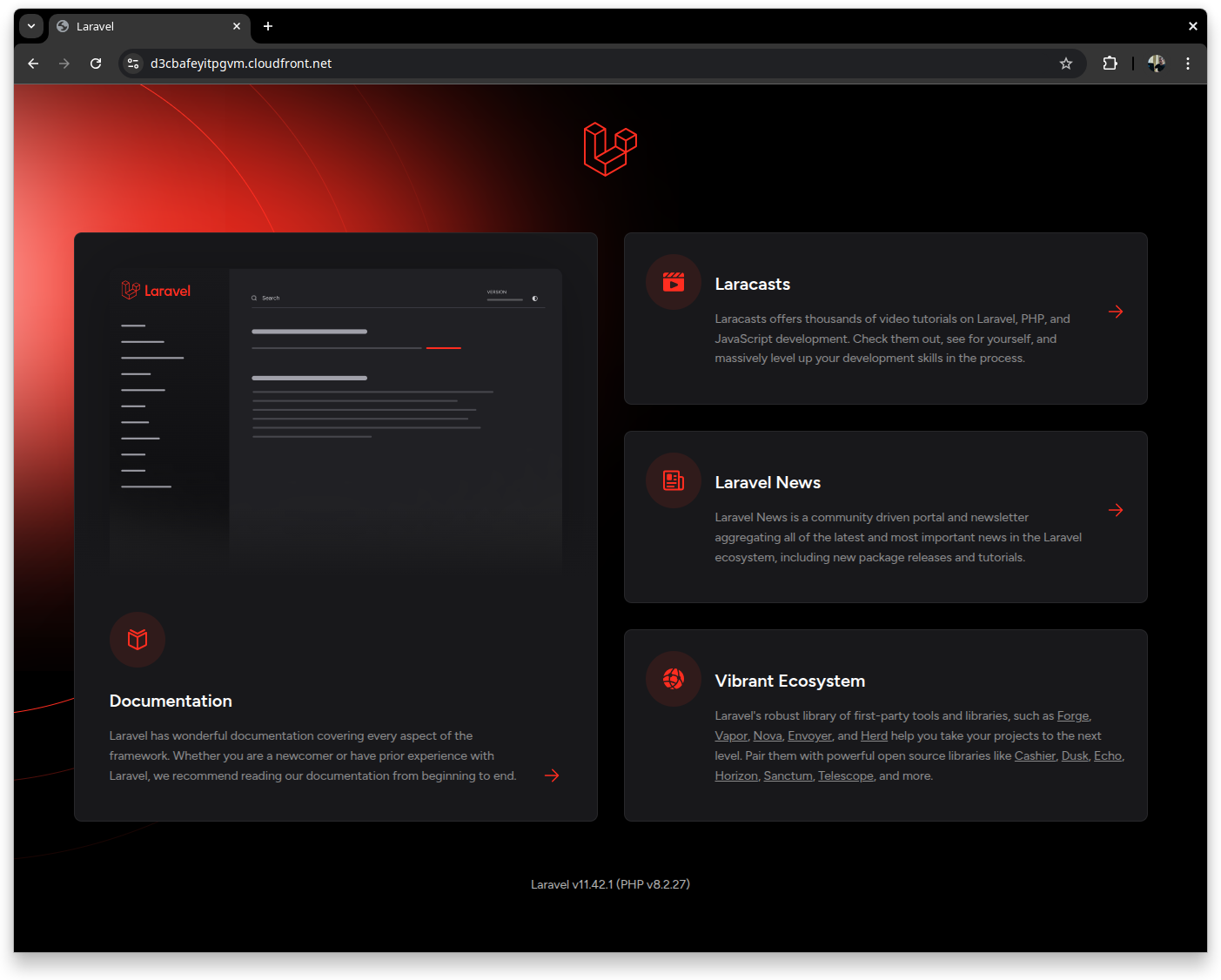 Laravel on AWS Serverless