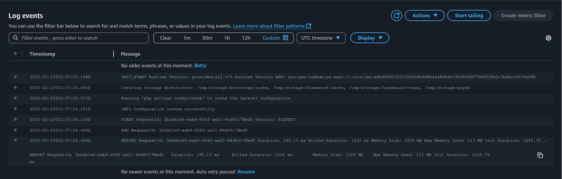 Laravel Octane coldstart